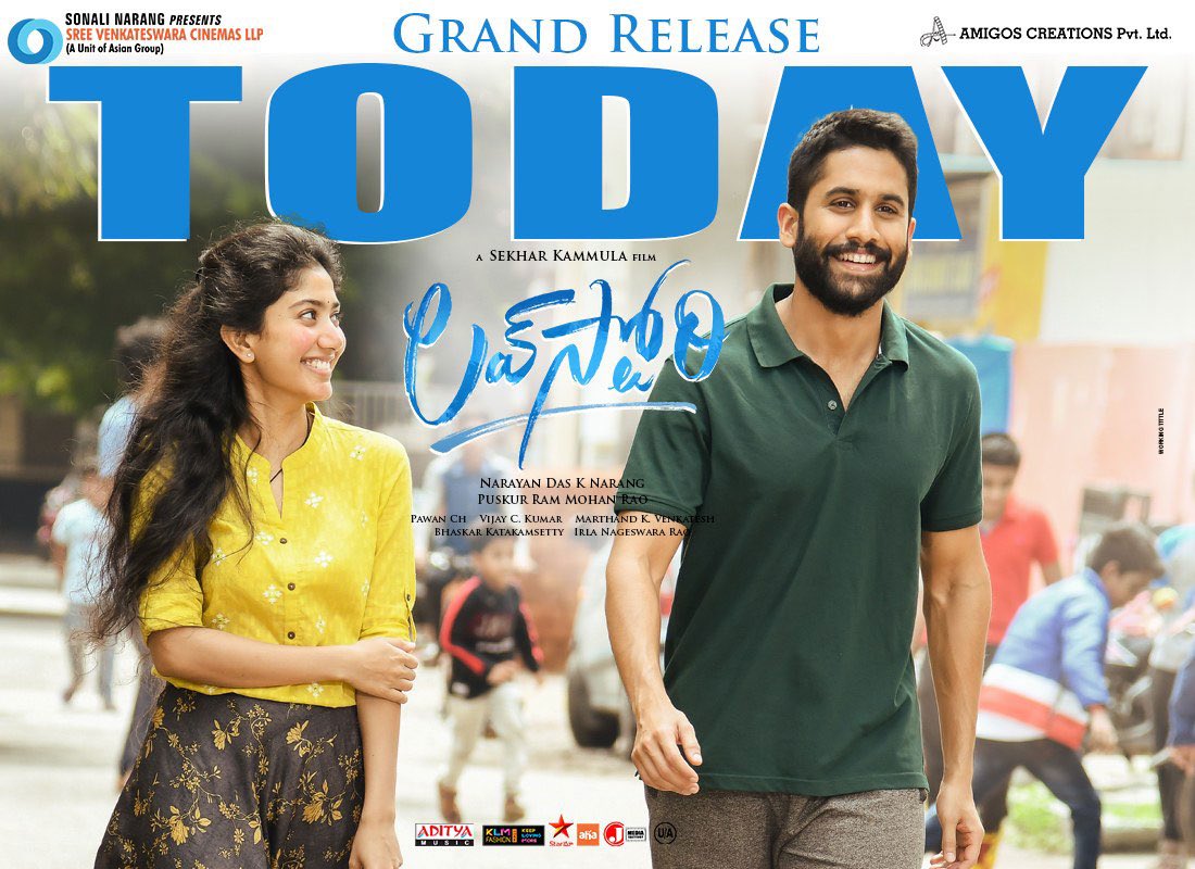 DirectorMaruthi's tweet photo. The so natural performances of Yuva samrat @chay_akkineni @sai_pallavi92
made #Lovestory so lovable,
kudos to @sekharkammula for discussing two social problems in a love story. Happy to see theaters getting houseful with huge crowds
Congrats team
 @SVCLLP @AsianSuniel @pawanch19 https://t.co/cIY7l4cku1
