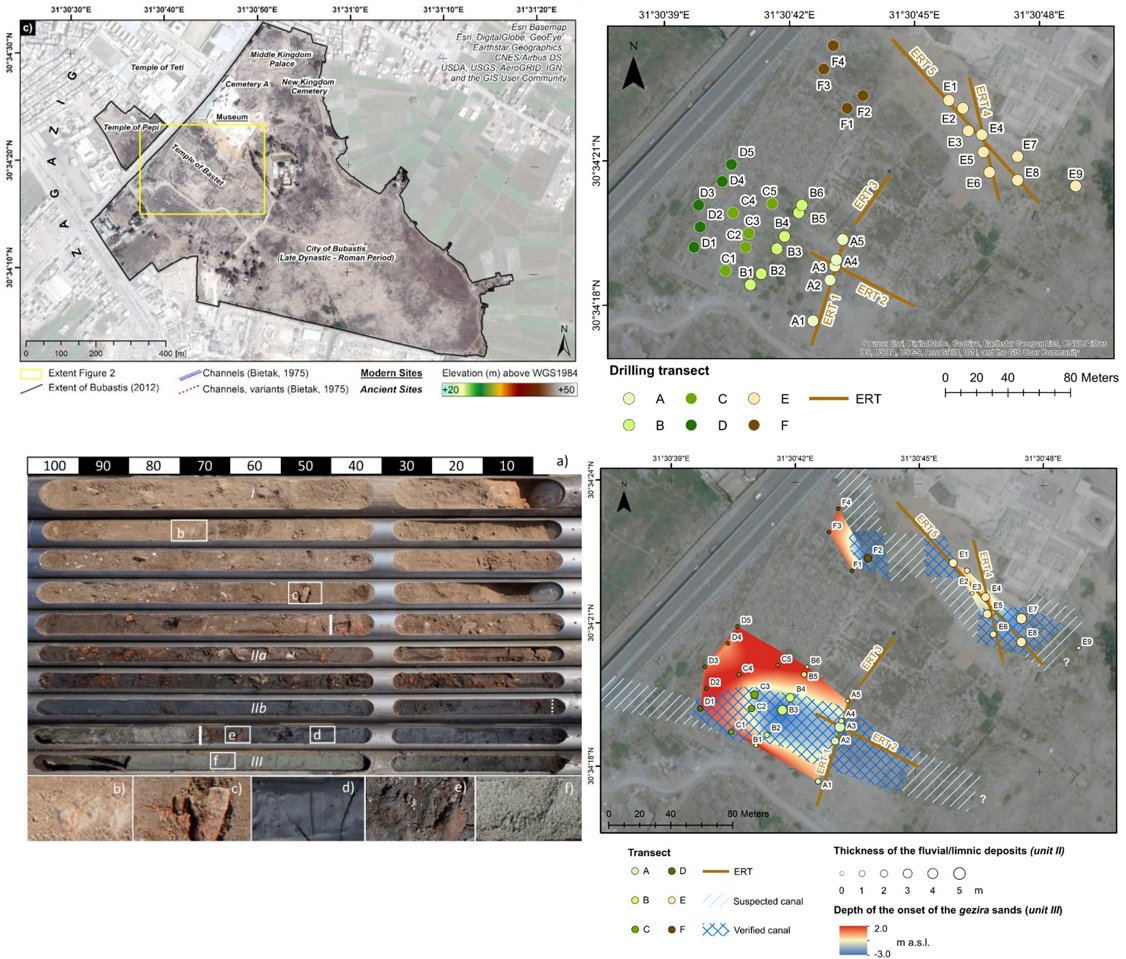 New results on “The Sacred Waterscape of the Temple of Bastet at Ancient #Bubastis, #Nile ‚Delta (#Egypt)” published in <a href="/MDPIOpenAccess/">MDPI</a>  <a href="/Geosciences_OA/">Geosciences MDPI</a> : mdpi.com/2076-3263/11/9…