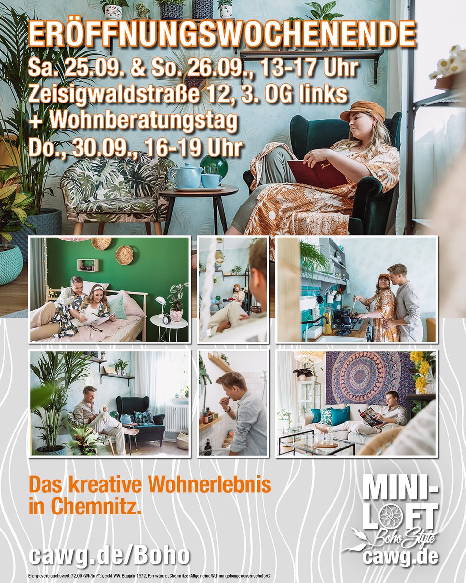 WohnungChemnitz's tweet image. #Boho #BohoLoft #MiniLoft #BohoStyle #CAWG #Chemnitz #eroeffnungswochenende