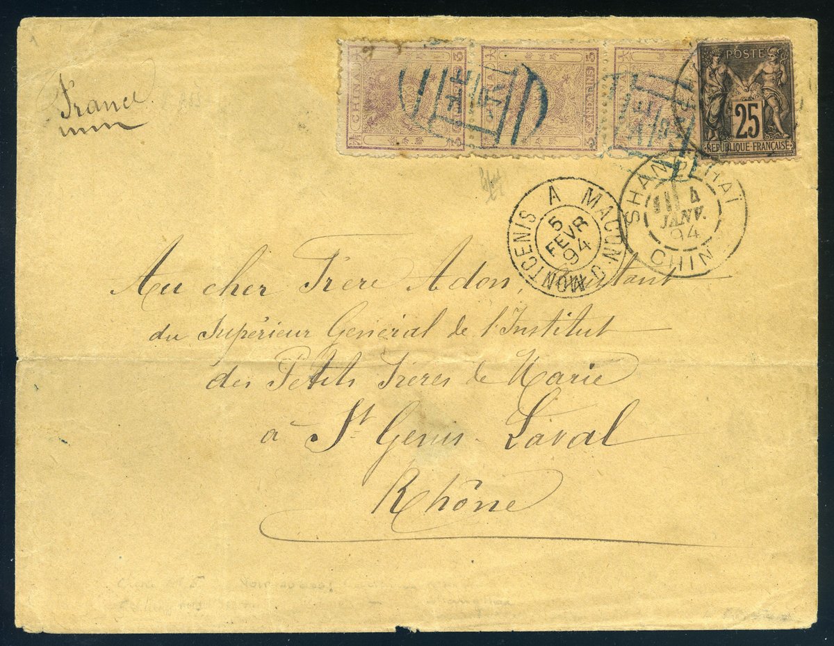 ZurichAsiaStamp's tweet photo. teaser of the upcoming #auction
Item description as follow (because the character limitation is just ridiculous)
#SmallDragon #Imperial_China #ImperialChina #ICP #Shanghai #Type_Sage #TypeSage #Postal_History #PostalHistory #philately https://t.co/JVr4pkKwVS