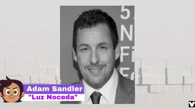 batdric's tweet photo. Adam Sandler has been picked to star "Luz Noceda" in the upcoming live action film “The Owl House Movie” https://t.co/xxXCqW271u