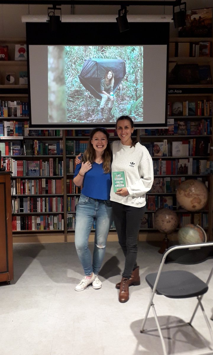 SalBoltonAuthor's tweet photo. Another Amazon Warrioress!🌴🍃🌿 Great evening with @PipStewart and @laurabingham93 at @StanfordsTravel London 📚🌎 about Pips new book #LifeLessonsFromTheAmazon from @Summersdale on their world first 🛶 female kayak trip down the #Essequibo River in Guyana💪
#travelbooks #amazon https://t.co/30tkqxGA2l