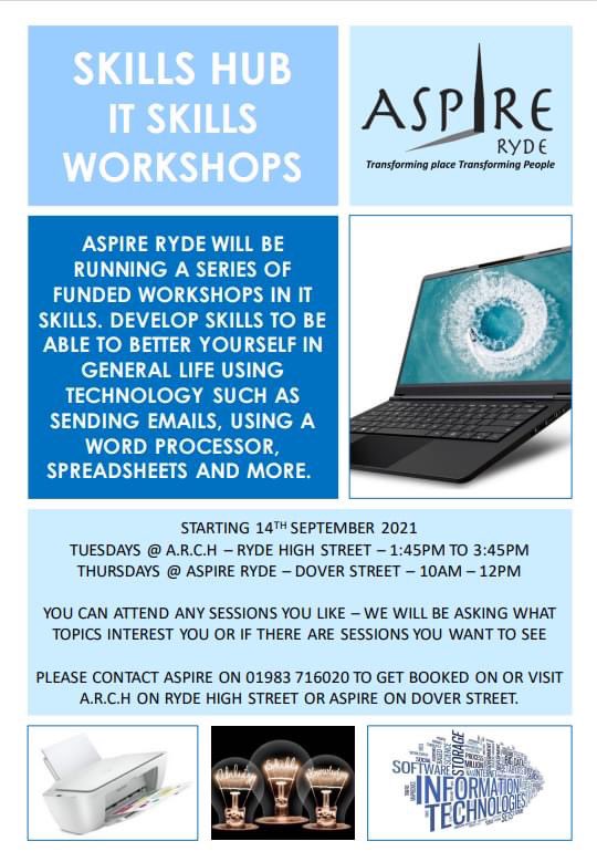 will be running our next one on Thursday 16th September at 10am - 12pm at Aspire Ryde on Dover Street. They shall then be weekly from then on. Please help spread the word for anyone who would be interested in learning with us