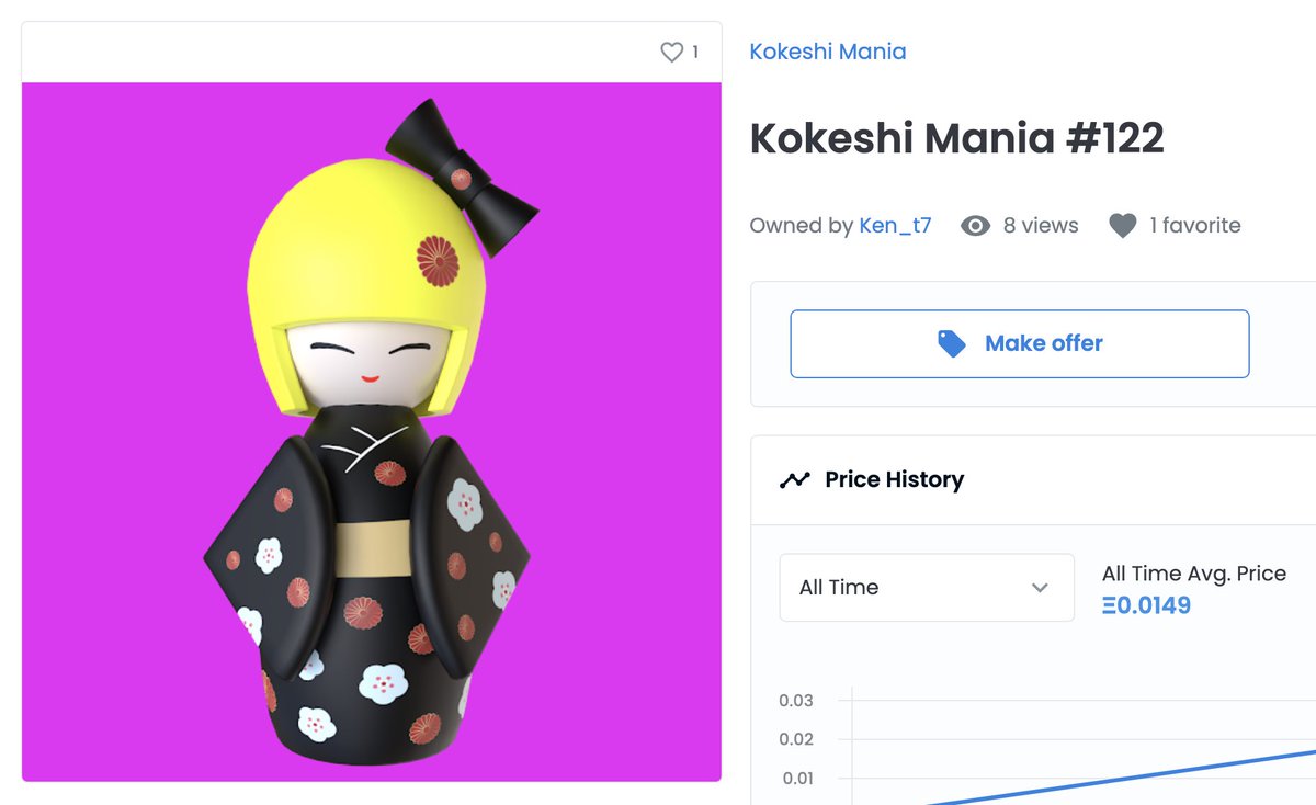 Kokeshi Mania NFT tweet media