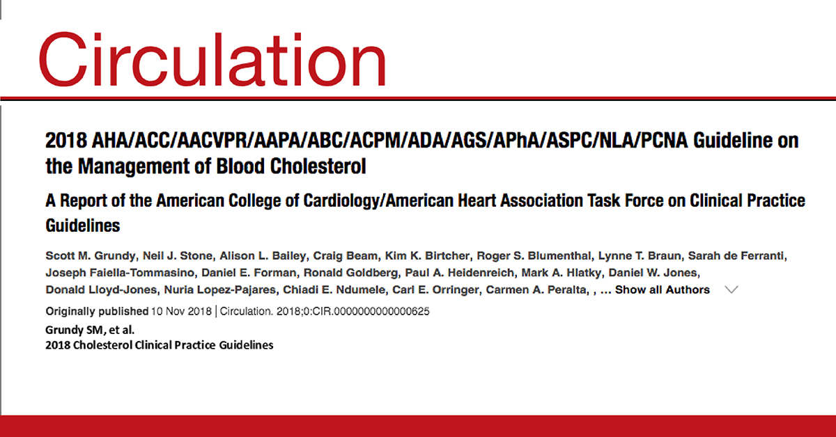 A3: 2018 ACC/AHA guidelines recommend to try to get your LDL-C below 100 mg/dL if you don’t have ASCVD or below 70 mg/dL if you do have ASCVD. #KnowFH

thefhfoundation.org/2018-cholester…