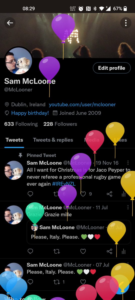 Sam McLoone tweet media