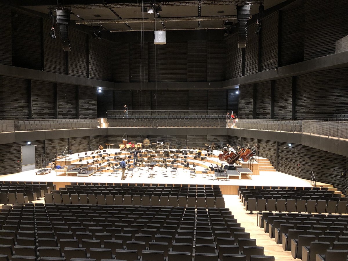 Letzte Vorbereitungen für Eröffnung der neuen #Isarphilharmonie #münchnerphilharmoniker #kultur #münchen #neueskulturareal #musik