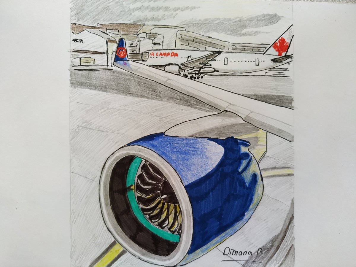 AircraftBy's tweet photo. Airbus A220 of Air Canada 🇨🇦 right engine. Isn't it beautiful?
#airbus #airbusa220 #a220 #aircanada #aircanadafleet #aircanadaa220 #Canada #airport #aviator #aviation #planes #airplanes #jetengine #planeengine #blades #traveling #traveller #crewlife https://t.co/2we9I7kEAL
