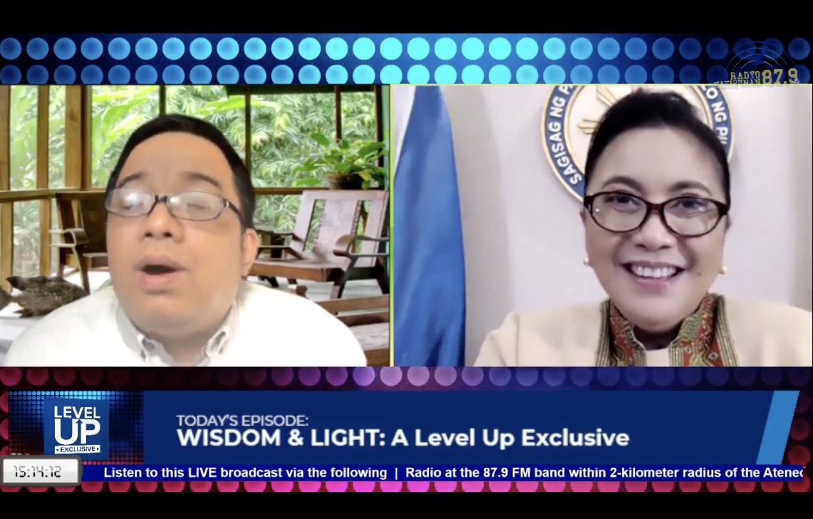 newswatchplusph's tweet photo. Vice President Leni Robredo on Radyo Katipunan: Presidency is destiny. Hindi 'yan paunahan. While appreciative ako sa support, hindi ako kakandidato to please my supporters. Kakandidato kasi alam ako that's to the best interest of my country. And 'yun ang mahirap. @anjocalimario https://t.co/uDxPYhZ6aP