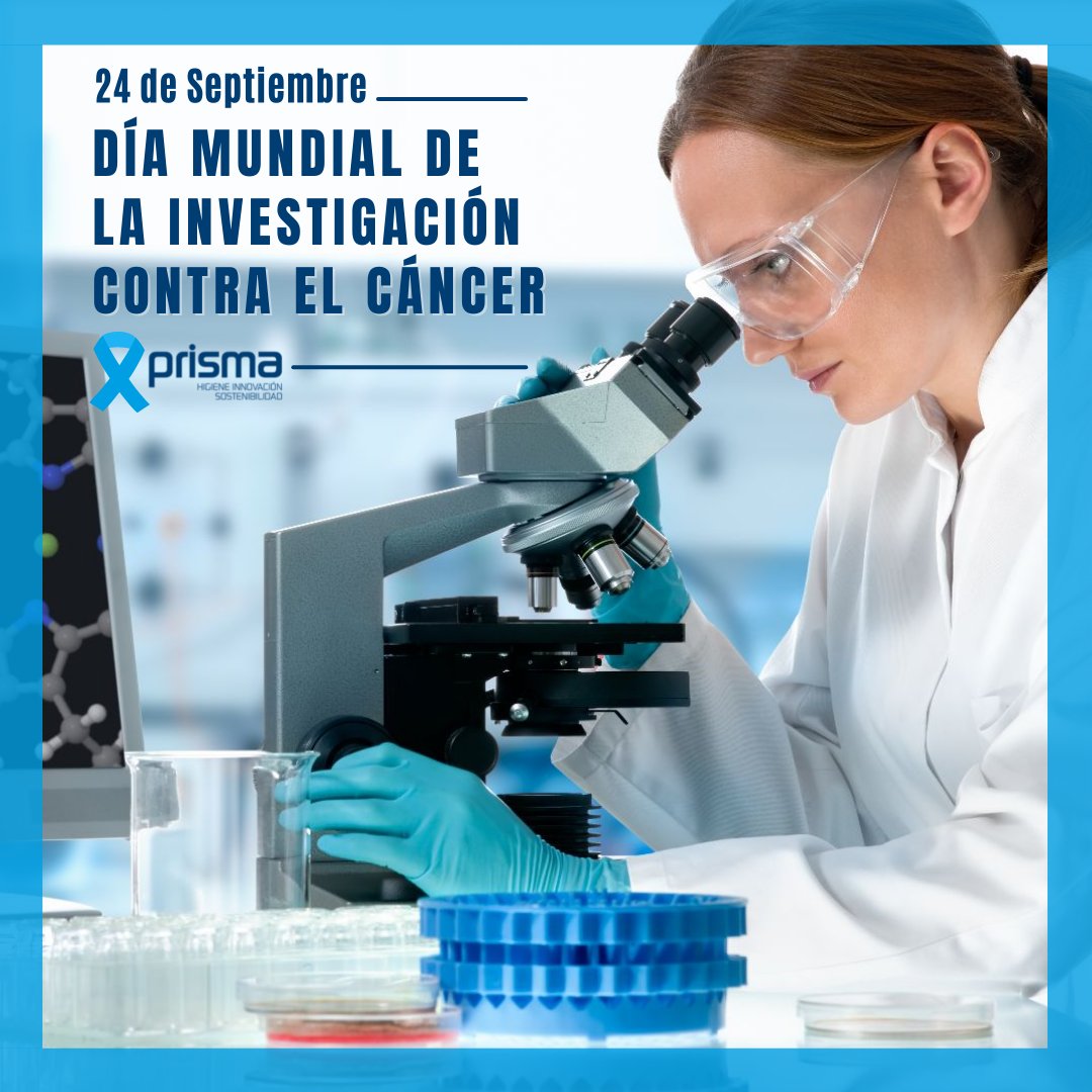 PrismaaSL's tweet photo. Hoy día 24 de septiembre, #díamundialdelainvestigacióncontraelcáncer, queremos mandar todo nuestro apoyo a las personas que día a día luchan contra esta enfermedad y a toda la gente que investigan para buscar una cura 💟💪
#WorldCancerResearchDay #24deseptiembre #investigación https://t.co/VAy3NvJgHr