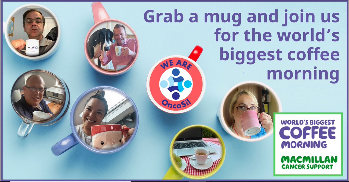 #Coffee, #CancerSupport, #Worldsbiggestcoffeemorning, #MacmillanCancer, #OncoSil, #Donate
If you would like to show your support, please click on this link: thyg.uk/BUU004951995