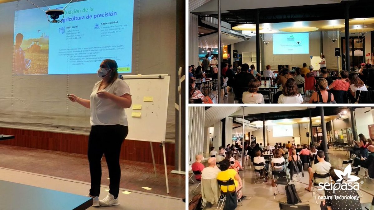 seipasa's tweet photo. Ayer nuestra compañera Mónica Durán, Market & IT Intelligence Manager de Seipasa, estuvo presente en @databeersvlc para hablar sobre #agrodata, extracción y explotación de datos en agricultura 💻📊🚜
#mednight2021 @CdCienciaUV https://t.co/WOxGQCAOLh