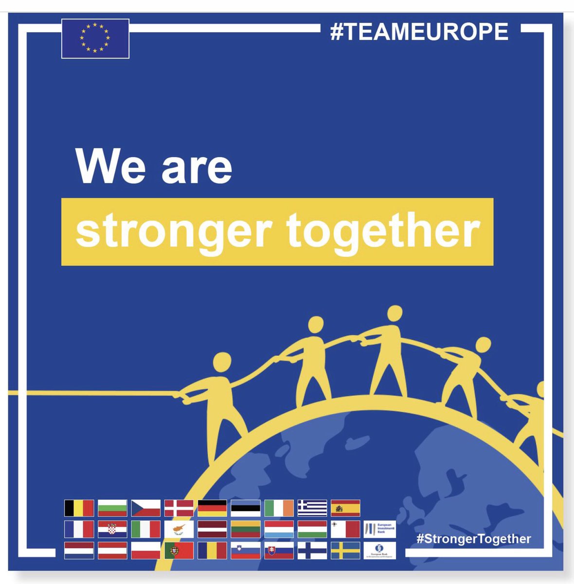 SarazinLaurent2's tweet photo. #TeamEurope consists of the EU, its Member States, their diplomatic network, finance institutions, national development banks, and implementing agencies, as well as the @EIB and the @EBRD
#TEtips #StrongerTogerher #WorkingBetterTogether #GlobalEurope https://t.co/fNLrjtT1k8