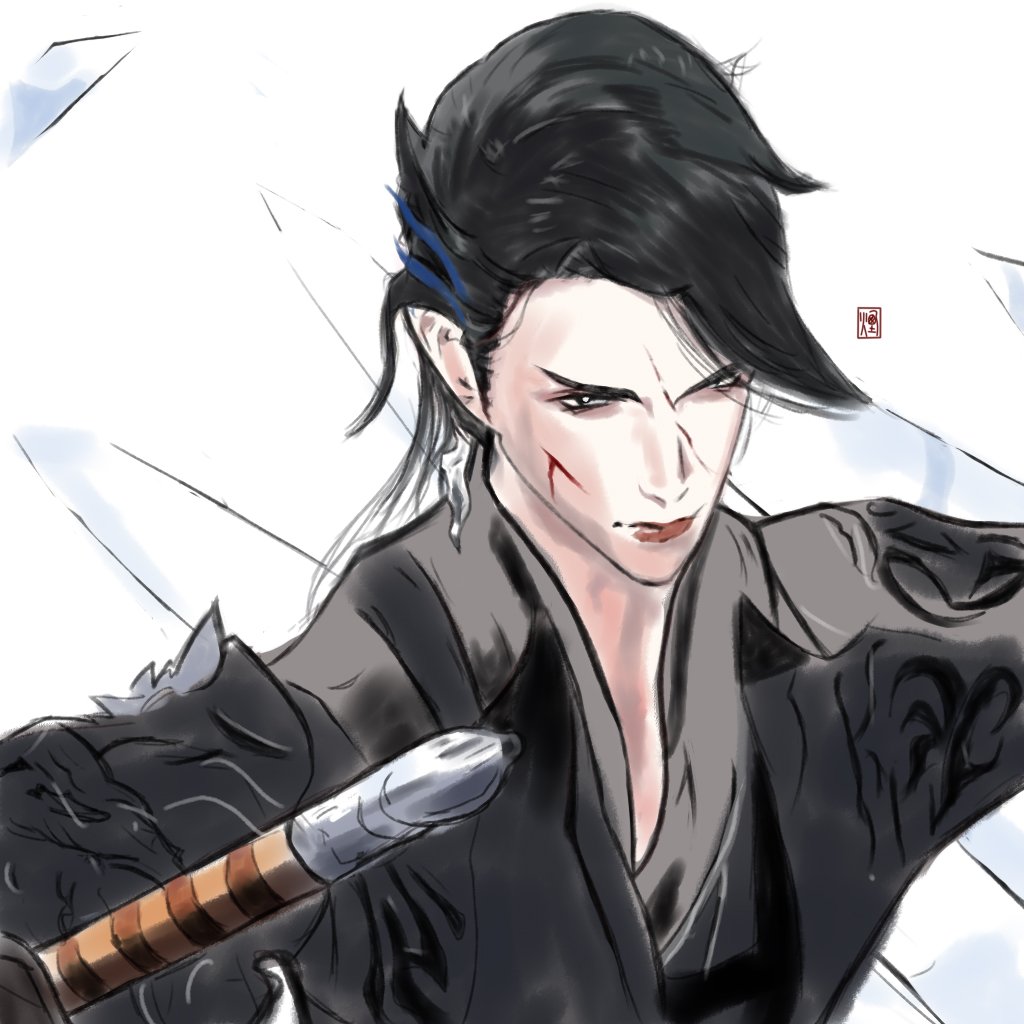 PledgeNico's tweet photo. 剑。

#剑网三 #illustration #Watercolor #painting #唐毒 #animation #Sword #剣 https://t.co/hi8adV0bvS