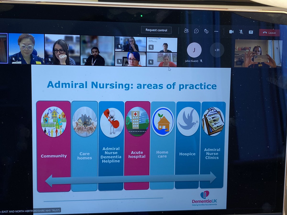 CNOCorser's tweet photo. Kicking off todayโs #qualityhuddle and FUNdamental Friday @enherts with a session from @ruthbradford15 on her Admiral nurse role @DementiaUK https://t.co/06NRGTbXqv