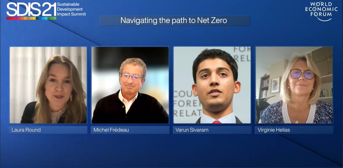 virginiehelias's tweet photo. This week, I participated in a session at @WEF’s #SDIS21 exploring the role of innovation, collaboration and regulation in advancing efforts toward #NetZero. You can check it out here: https://t.co/Tm2yT5dG1A #ItsOurHome https://t.co/Vvj8QFjq7X