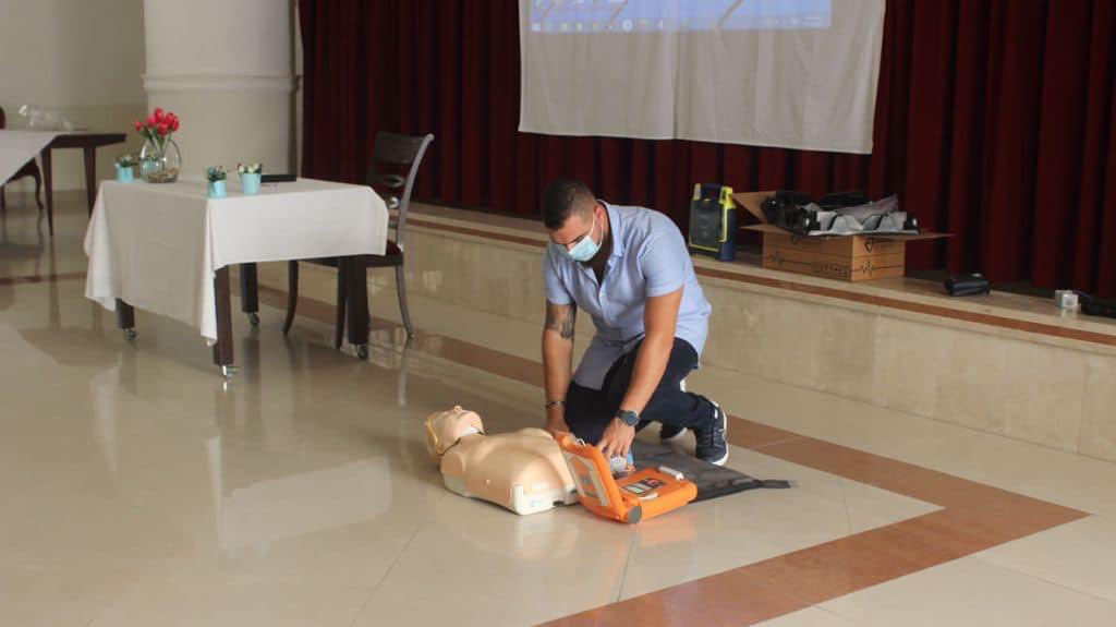MedboxSal's tweet photo. Getting HeartSafe by Getting their Worldwide Leading @MedboxSal @MedicalZoll, @zollemsfire & @ZOLLPublicSfty #Powerheart AED.
#MunicipalityofKfarchima’s Personnel, Guests, Visitors are HeartSafe.
DON’T COMPROMISE.
Sudden Cardiac Arrest Can Strike Anyone, Anytime, Anywhere. https://t.co/lrTlBRTPIj