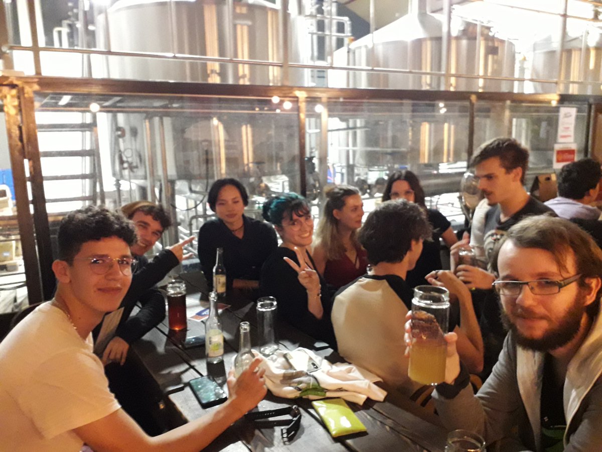 CIME_Art's tweet photo. Soirée intégration de nos étudiants 1ère année, les études c'est du travail, mais aussi des moments de détentes… https://t.co/BU7y6fy4xu
