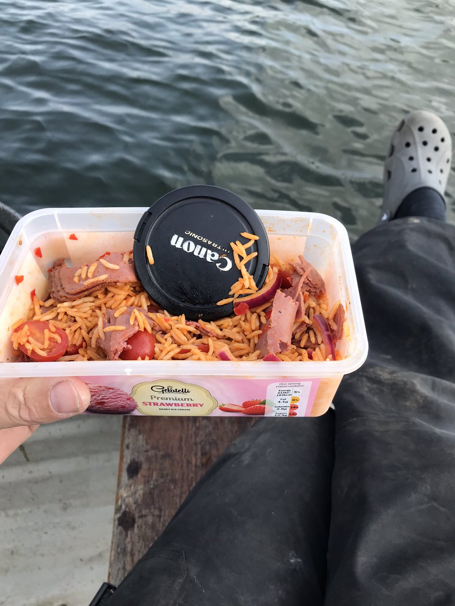 No fork so improvising…