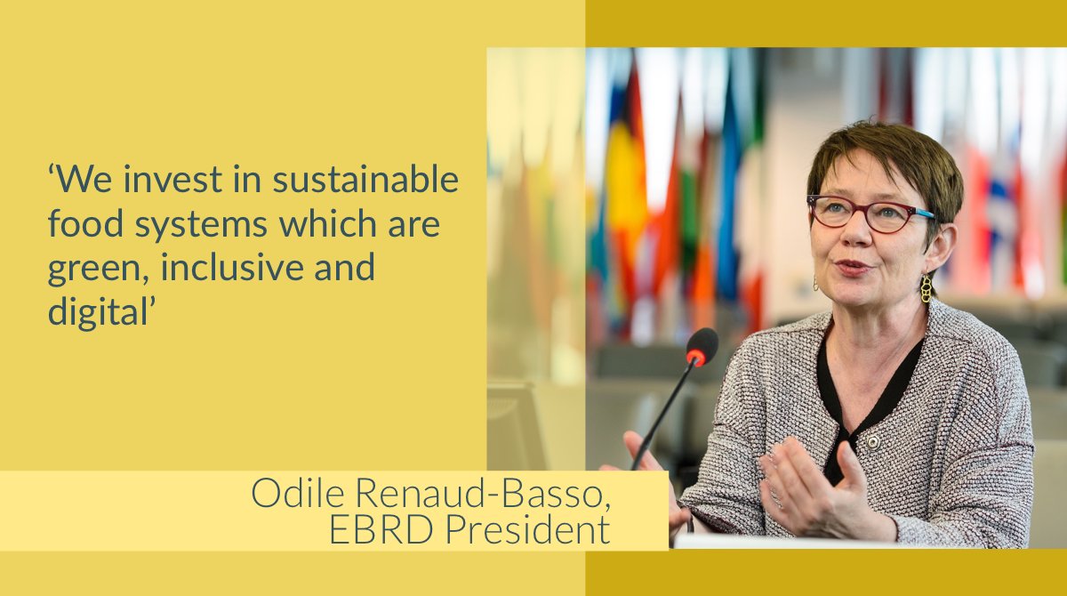 EBRD’s commitment to support #foodsystems transformation. 

#UNFSS2021 <a href="/FoodSystems/">UN Food Systems Coordination Hub</a>
