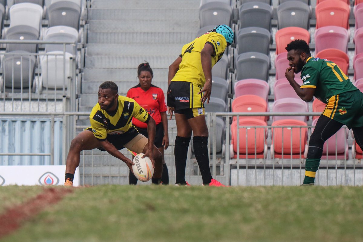 Grand Final action between the Northern Confederate and the NGI Confederate for the Under 18 Kumul Petroleum National Schools Rugby League Championship Shield. 

Congratulations to Team Northern on their win, as they defeated NGI 12 - 0.

#rugbyleague #nsrl #PNG