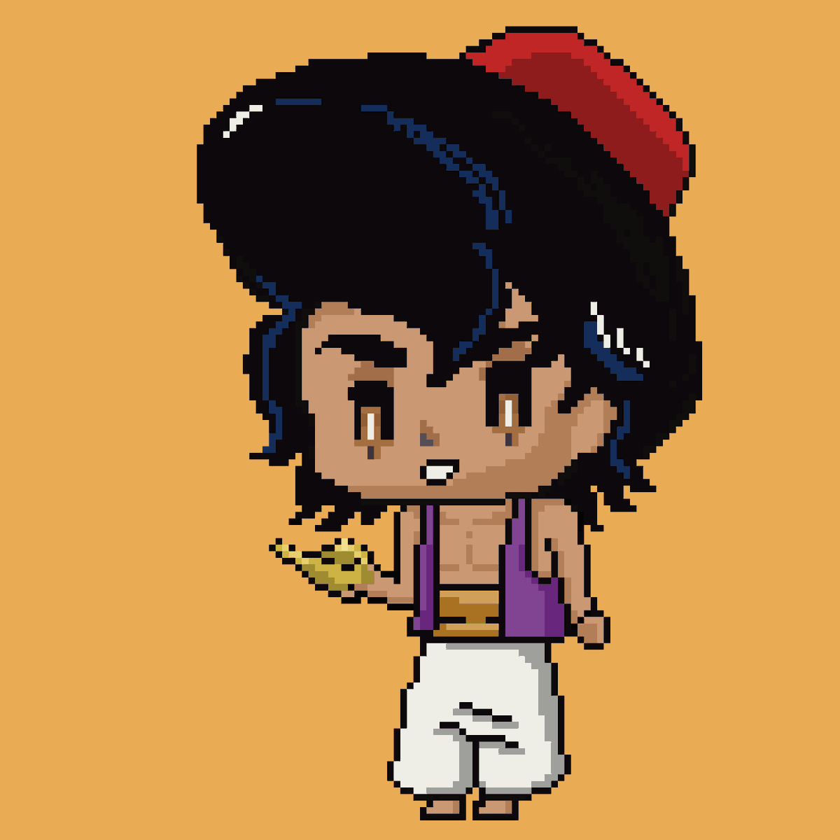 ChibiCryptoPunk's tweet photo. @valleyTheCat Chibi Punk #0061-Aladdin on #opensea 
https://t.co/PWpIf586vr

#cryptoart #nftcollector #nftart #NFTartist #NFTartists  #NFTcollectibles #cryptoartist #Cryptoartists #NFT #NFTs #NFTCommunity #pixelart #cryptopunks  #cryptoart  #NFTmarketplace #aladdin  #nftcollectors #Disney https://t.co/5N4gJY1k7Z