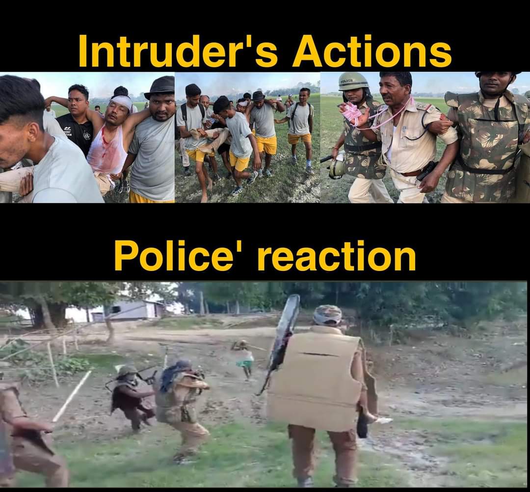 Surajit80299168's tweet photo. #WeSupportAssamPolice
Assam Police have every right to defend themselves.
Every state government &amp; Central Govt should take a right decision against the illegal immigrants. They capture our land, and create change in our culture and education.
@himantabiswa
@PMOIndia @AmitShah https://t.co/2ADWpXD1A1
