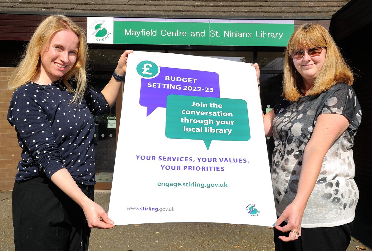 StirlingCouncil's tweet photo. Are you a member of @StirlingLibs ?
You can take part in the #BudgetConversation through your local library the next time you pop in for a book or to use the internet.
Find out more🔗👉 https://t.co/IOBKDANbAR https://t.co/lkP5cUDrov