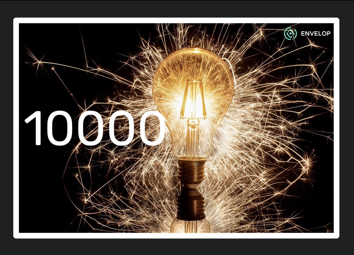 aleks_env's tweet photo. Today we and #ENVELOP have reached 10,000 followers across all social media platforms. It's not much, but it's happy and pleasant news for all team members, partners and users. Congratulations to all of us!) #NFTs #NFT #Web3 https://t.co/5m0GUR9E96