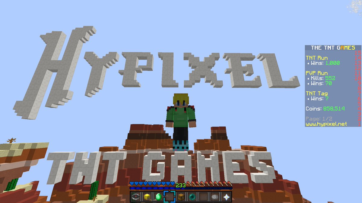1000 TNT Run wins!
