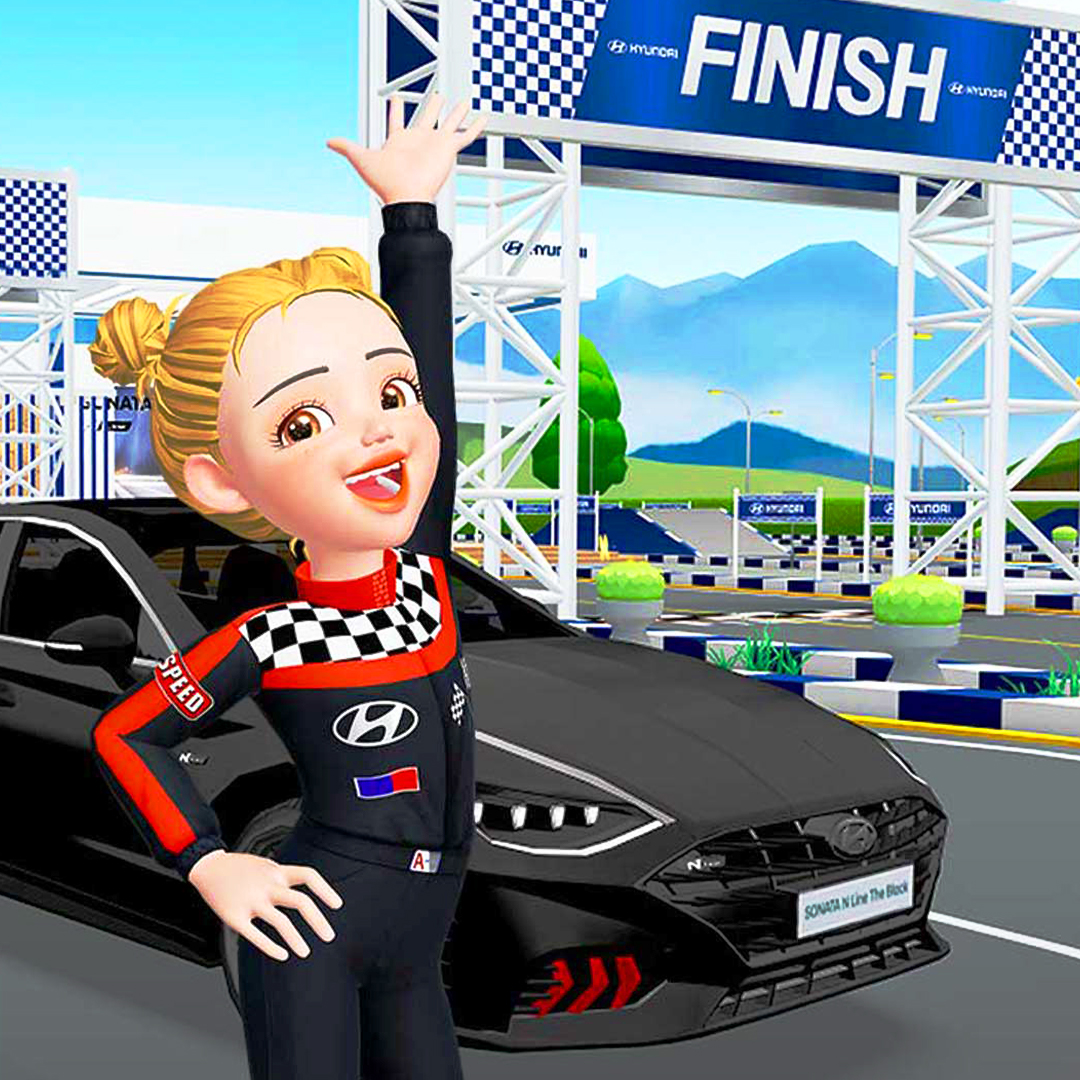 Hyundai_Global's tweet photo. A racing game has been added in Zepeto Driving Zone! Enjoy racing with Sonata N line back in new colors!
@ZEPTO_Official #SonataNLine #Zepeto #Metaverse #SonataxZepeto #DrivingZone
#Downtown #HiddenSonata https://t.co/xj9iA4lY2I
