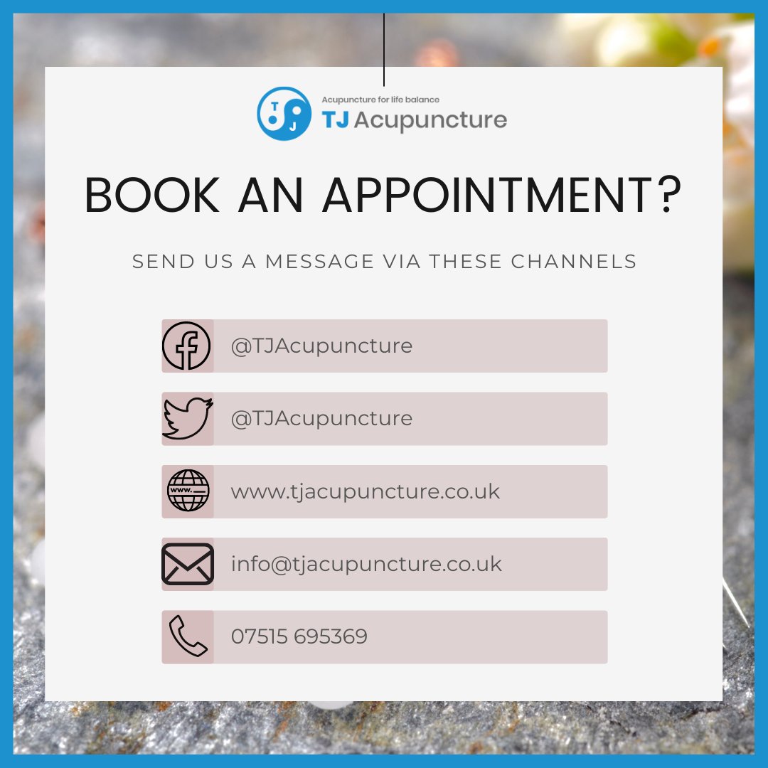 TJAcupuncture's tweet photo. Are you ready to book a consultation with Dr. Wang?
You can send us a message via our social media accounts and other messaging platforms.
Like and follow our social media accounts to stay updated!
#acupuncture #acupunctureclinic #acupuncturepoints https://t.co/et2lYSMV24