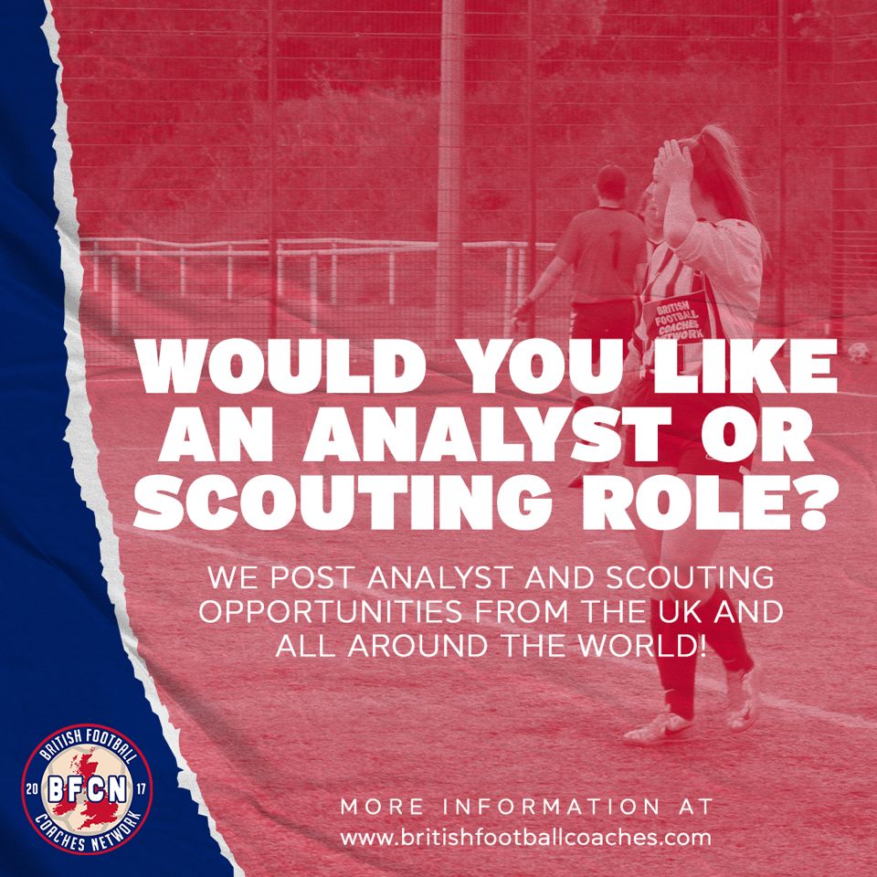 Britcoachesnet's tweet photo. Would you like to work as a scout or an analyst? We post analyst and scouting roles on our jobs board!  #FootballCoaching #CoachingJobs #FootballCoachingJobs #FootballJobs #FootballAnalysis #FootballScouting #CoachAbroad #FootballCoachingAbroad https://t.co/xpDZZg0iNq