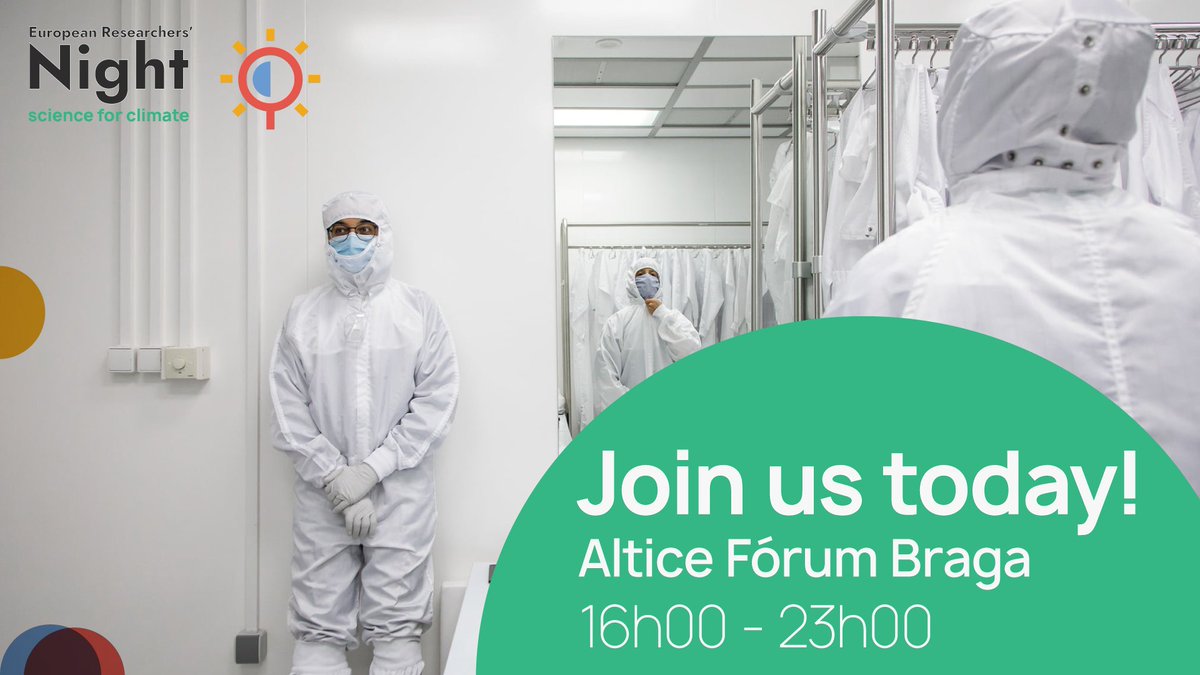 INLnano's tweet photo. + Do you have plans for today? Ever wondered how research is? Ever wondered how researchers work? 

+ Don't stay home, join us at Altice Fórum Braga. Celebrate #EuropeanResearchersNight!

👉 https://t.co/dfy3Om5ISd

#nei2021 #ern2021 #scienceforclimate #investigação  #mscanight https://t.co/i3fx4tUJYi
