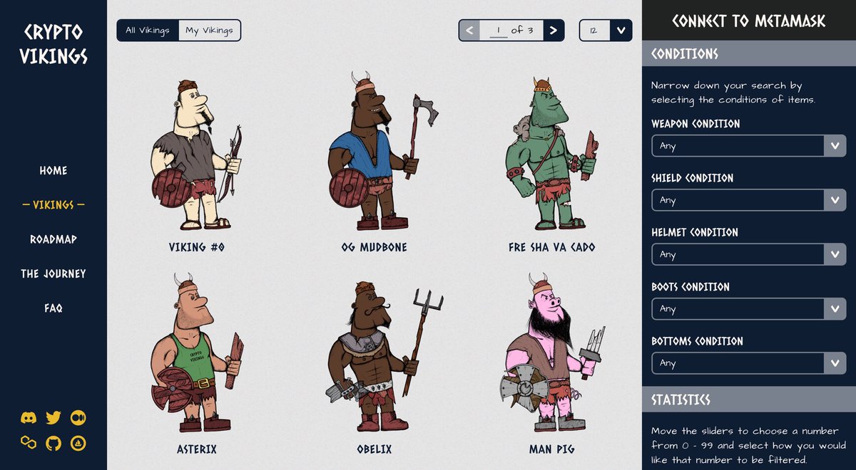 mjwarduk's tweet photo. Lots of new Vikings minted this morning, who is your favourite? https://t.co/ROz998P2Cr

#nft #nftart #nfts #nftcollector #nftcommunity #nftcollectors #nftcollection #opensea #polygon #eth #chainlink #vikings #viking #crypto #cryptocurrency #cryptoart #cryptoviking #cryptovikings https://t.co/zhOyqsdaSG
