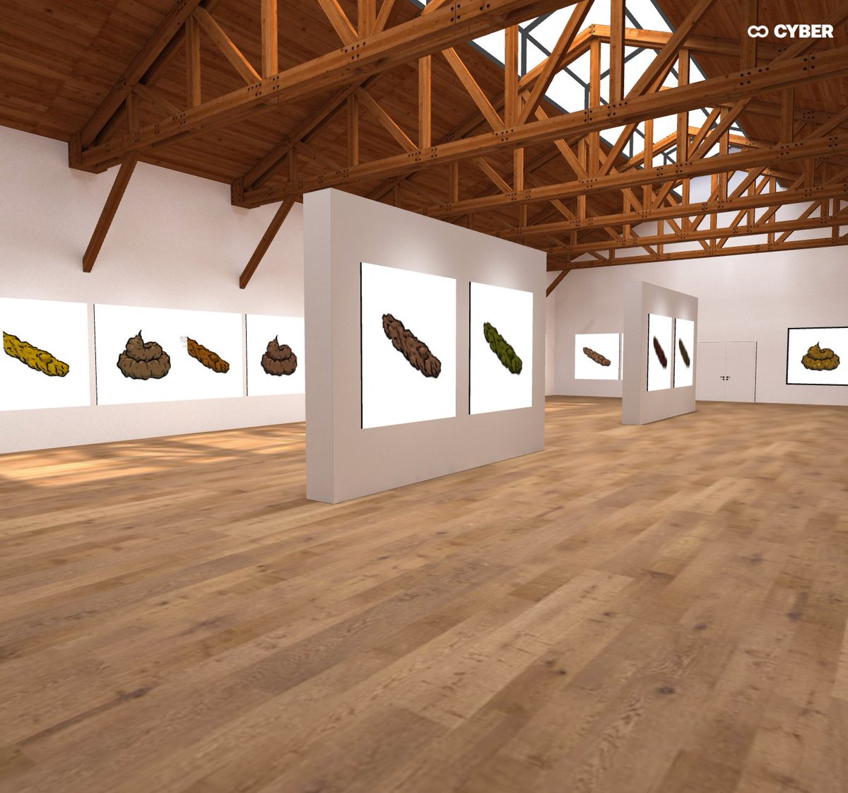 Behold.. the #EtherTurd museum. The stinkiest museum of them all. 💩 @oncyber_io 

oncyber.io/etherturd