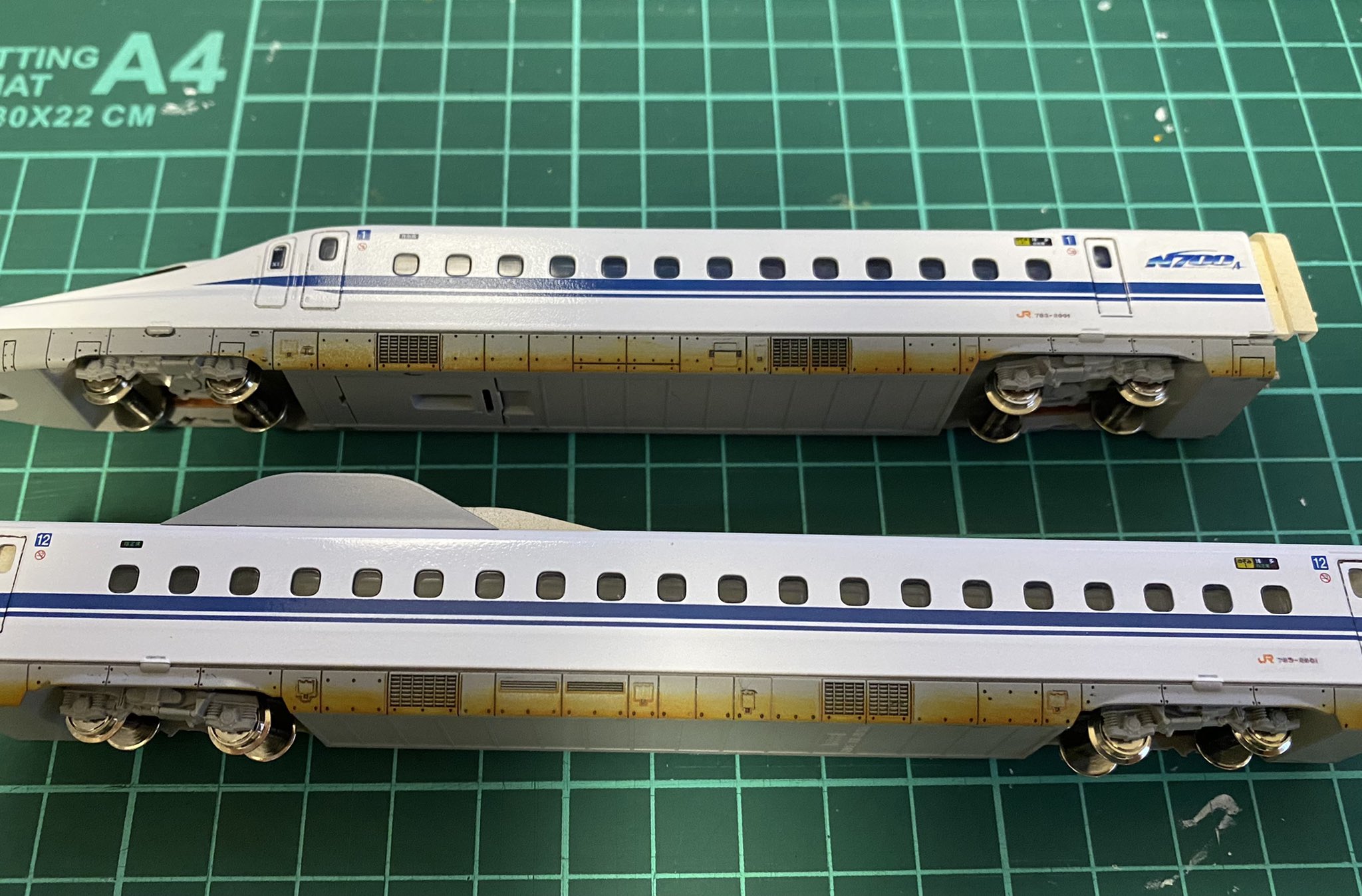 最も 割引 N700A TOMIX フル編成 ウェザリング （ファーストカー 鉄道模型