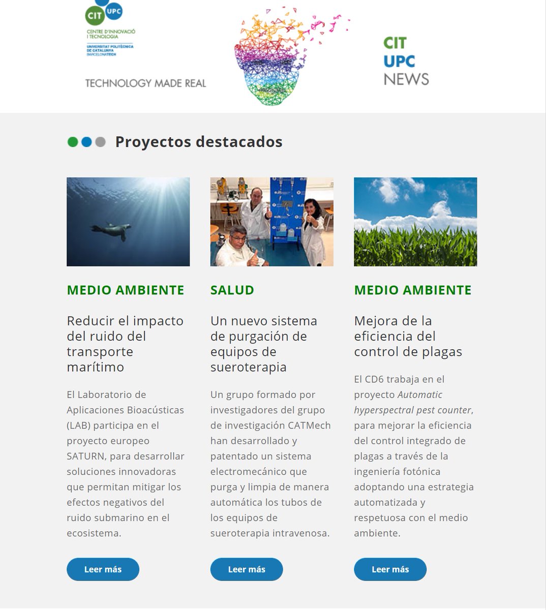 CIT_UPC's tweet photo. 💡 Descubre los proyectos desarrollados por los grupos y centros de investigación de @la_UPC
📩 Suscríbete a la newsletter mensual de #CIT_UPC
👉 https://t.co/ynGbPJW2XN 👈
#TecnologiaUPC https://t.co/wiVo80n4TU