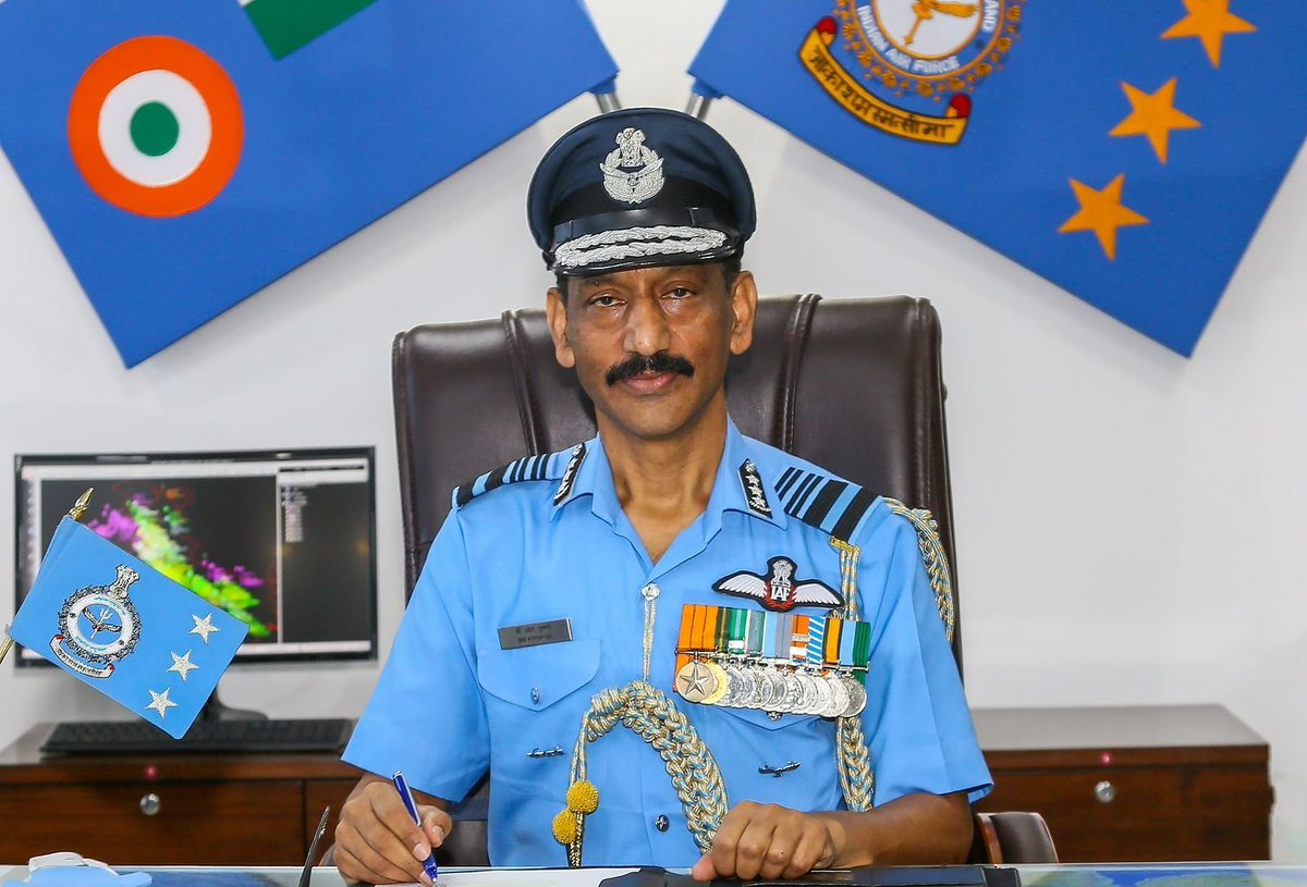 Mandate_Inc's tweet photo. Air Marshal #AmitDev has been appointed as the next chief of #WesternAirCommand And Air Marshal #BalabhadraRadhaKrishna has been appointed as the new Chief of #IntegratedDefenceStaff to the Chairman of the Chiefs of Staff Committee. https://t.co/PBrA8Xm57W