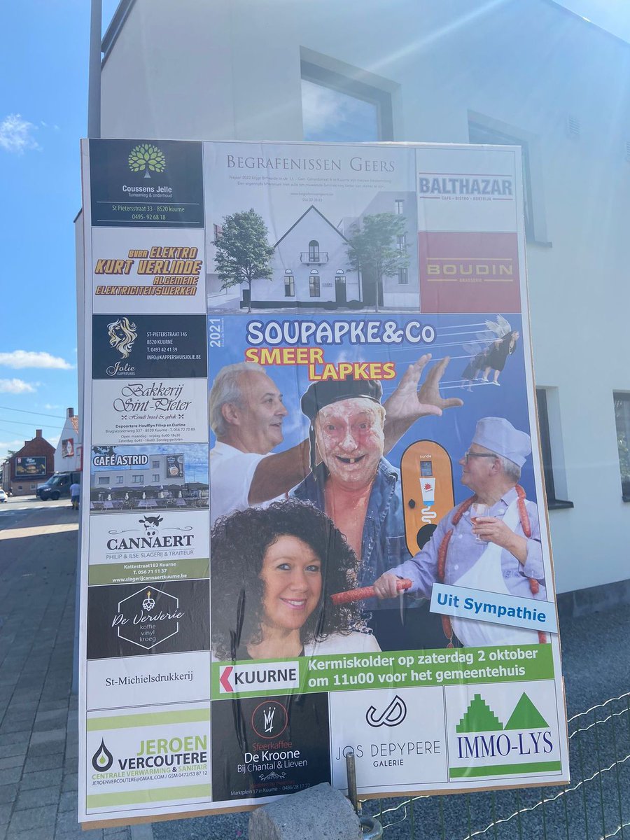 Ik ben fier op veel zaken die we met Sundo konden bereiken afgelopen zomer maar dit is echt de kers op de taart. 

Op de Ezelfeesten in Kuurne steken ze 2 oktober de draak met ons. 

#lifegoals