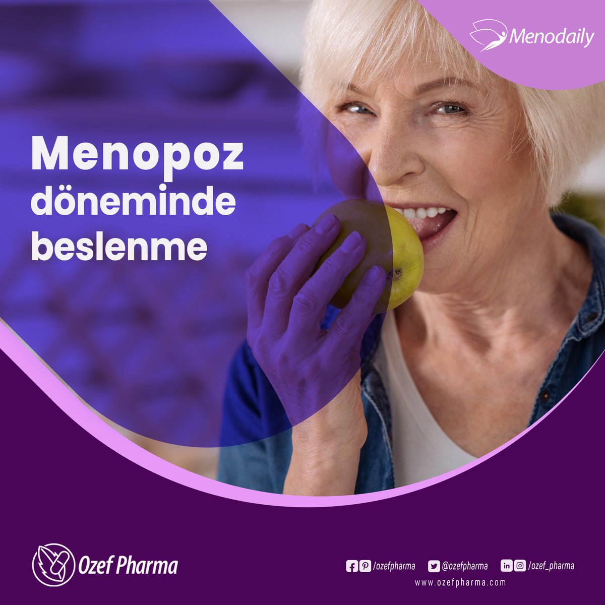 Menopoz dönemindeki kadınların beslenmelerine çok dikkat etmeleri gerekmektedir. Çünkü menopoz evresindeki kişi osteoporoza çok yatkındır. Osteoporoz halk arasında kemik erimesi olarak bilinmektedir. 

Detaylı bilgi için sitemizi ziyaret edin !

ozefpharma.com