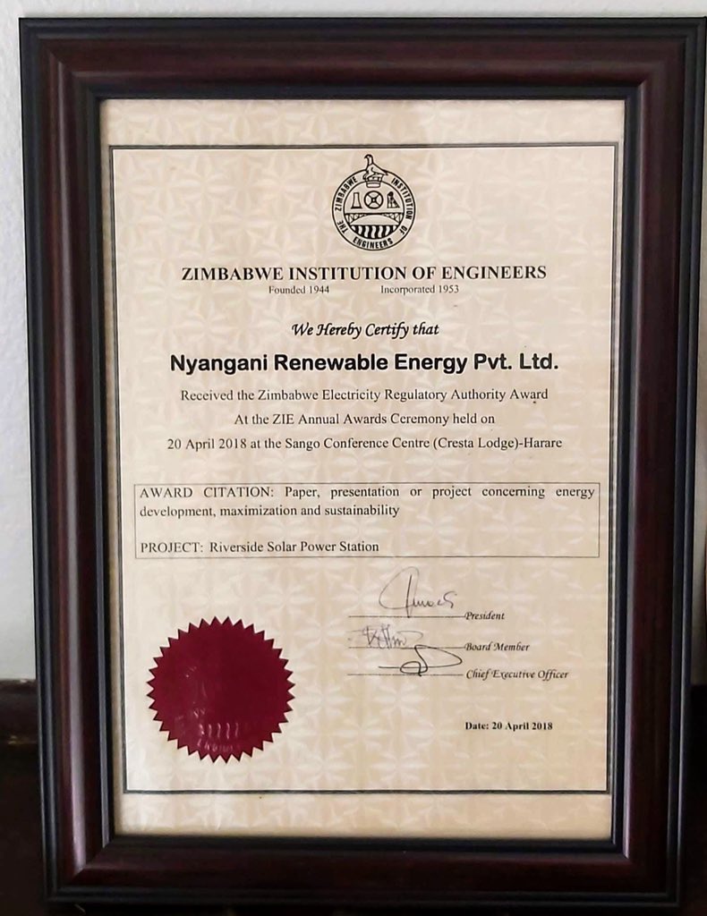 NYANGANI RENEWABLE ENERGY tweet media