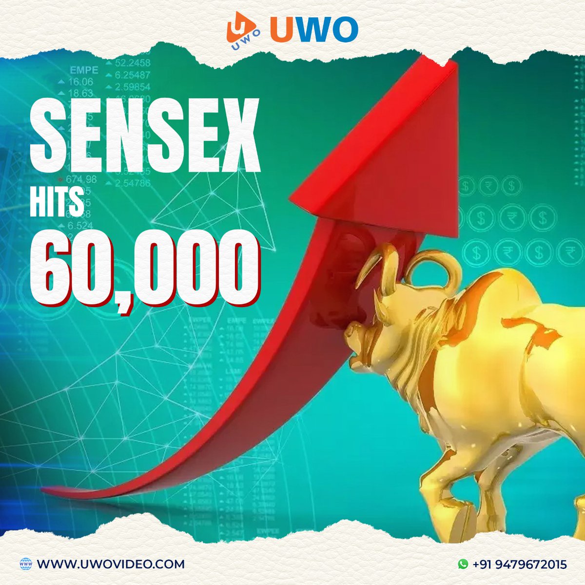 UWOVideo's tweet photo. The Sensex breached 60,000 for the first time ever on Friday! 
#uwo #uwobusiness #uwoglobal #businessopportunity #Itcompany #businessautomation #instahood #instadaily #facebookpost #FacebookPage #sensextoday #sensexindia #sensex #sensexhigh #sensexnews #sensextodaylive #sensex30 https://t.co/1UgAPpEL80
