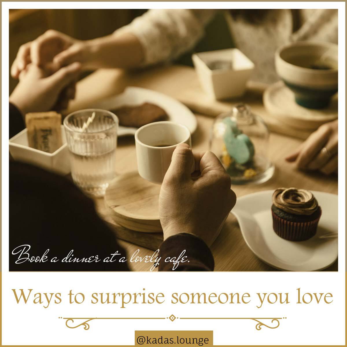 LoungeKadas's tweet photo. #Surprise your #love:
1-Plan a spa day.
2-Book a dinner at a lovely cafe.
3-Act out their fantasy.
4-Do an adventurous activity.
Follow @kadas.lounge
.
#bookadinner #autumnleeds #makefriends #spatime #surprising #surpriseone #surpriselove  #iraniancafe #persiantea #coffeetime https://t.co/1cnLqb9jCl