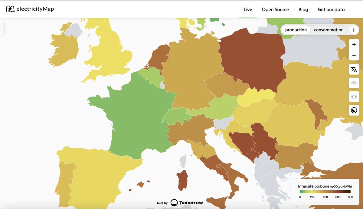 Pendant que les écologistes font assaut de propositions pour casser notre outil de production électrique, saluons celui-ci, qui nous permet ce matin encore de produire l'électricité la plus propre, donc la plus écologique d'Europe, hors Scandinavie. #ceuxdunucléaire <a href="/EDFofficiel/">EDF</a>
