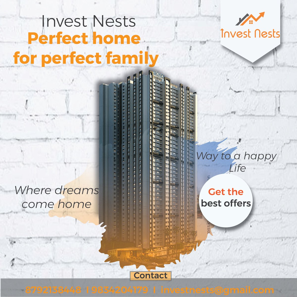 Invest_Nests's tweet photo. Your Home Changes Everything !

#InvestNests #investment #realestate #pune #punekar #investing #invest #property #realtor #realestate #propertyconsultants #buynow #counsellingservices #multifamily #html #google #realtor #realestateagent #home #property #bestdeals #homebuying https://t.co/AKmKCsb9RG