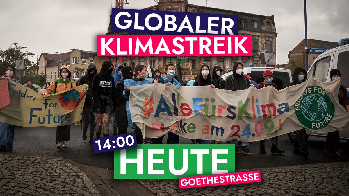 ArtistsLeipzig's tweet photo. Wir sehen uns nachher auf der Goethestraße und dann auf dem Ring und im Clara-Park! 💪🏻
#UprootTheSystem #Klimastreik https://t.co/EszNy4QXms
