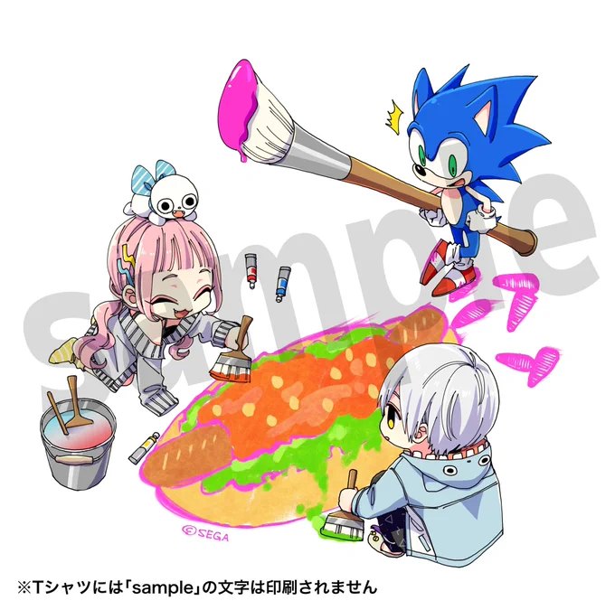 😊プレゼント企画😊
ソニックとSS manga diaryがコラボしたイラストTシャツを5名の方にプレゼントします!
ソニックと仲良くお絵描きしているイメージで描きました!激レア!
詳しくは添付画像を見てね〜!

#PR #sonic30th #ソニック 