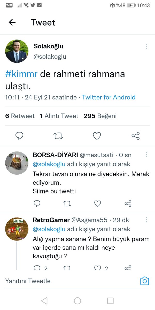 Bursa_bursamkp's tweet photo. #SOLAKOGLU DENEN HERİF İŞTE GÖRÜN GERÇEK YÜZÜNÜ BUNU AFAM YERİNE KOYANLARA GELSİN BU TWEET. TERBİYESİN YAZDI YAZISINI KY DE PANİK YAPIP SATTI. İŞTE SPK BUNU GÖRSÜN.
GÖTÜ YİMİYOR ATTIĞI TWETT SİLİYOR. BUMU ADAM BUMU HOCA HÜSTAD BUMU İŞTE ŞİKAYET EDİLECEK KİŞİ BU APTAL KY. https://t.co/QD8rz6e2rQ
