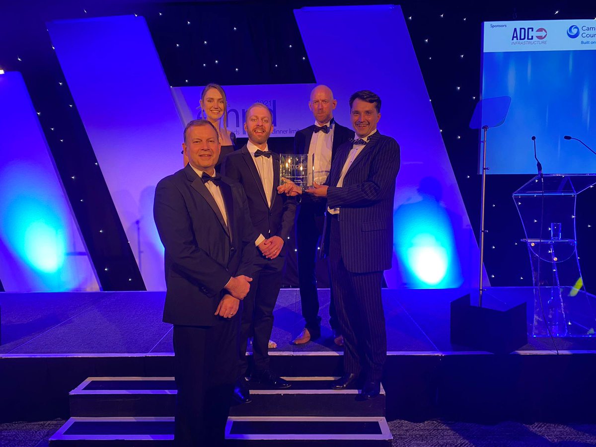 Last night Rolls-Royce Test Bed 80 was named Construction Project of the Year at the <a href="/insidereastmids/">Insider</a> Property Awards. Turner &amp; Townsend Project Director Paul Selden (1st left) represented our team delivering project and cost management. Congratulations to all involved!